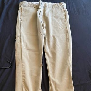 Dickies skinny straight fit- 5 pocket pants -  khaki